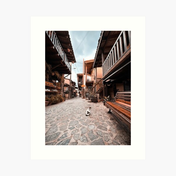 Old Kakopetria Streets - Cyprus Art Print