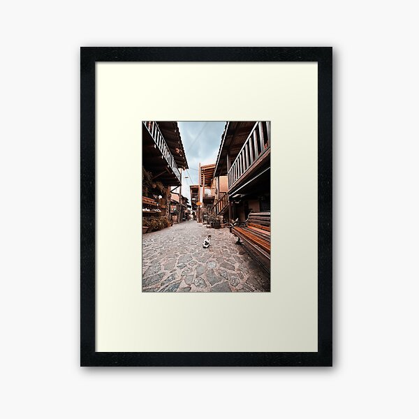 Old Kakopetria Streets - Cyprus Framed Art Print
