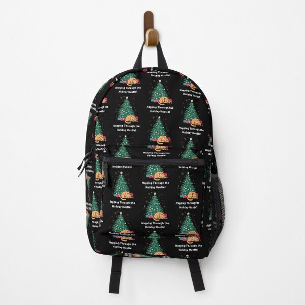 Item preview, Funny Orange Cat Christmas Tree - Napping Through The Holiday Hustle designed and sold by Cat Stories.