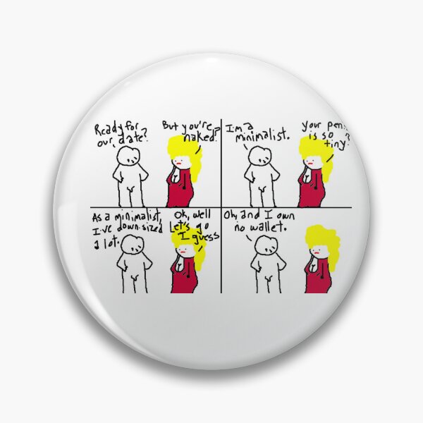 Item preview, Less is More: Hilarious Minimalist First Date Comic – Shirts, Mugs & More! designed and sold by Ignorant-Artist.