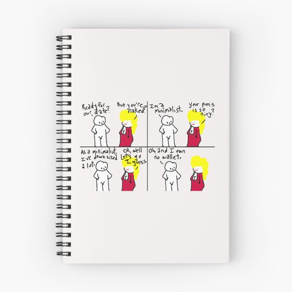 Item preview, Less is More: Hilarious Minimalist First Date Comic – Shirts, Mugs & More! designed and sold by Ignorant-Artist.