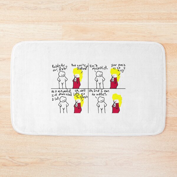 Item preview, Less is More: Hilarious Minimalist First Date Comic – Shirts, Mugs & More! designed and sold by Ignorant-Artist.