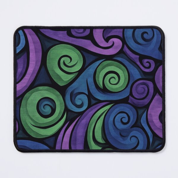 Item preview, New Zealand Māori Paua Pattern Koru Design 128 designed and sold by GrinGalore.