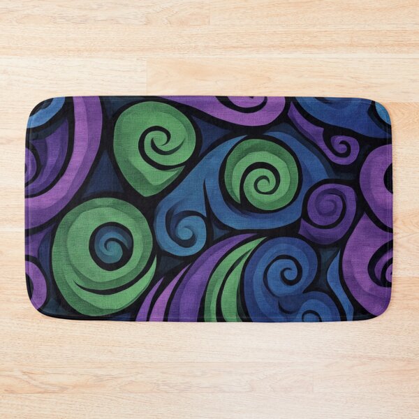 Item preview, New Zealand Māori Paua Pattern Koru Design 128 designed and sold by GrinGalore.