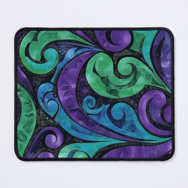 Item preview, New Zealand Māori Paua Pattern Koru Design 129 designed and sold by GrinGalore.