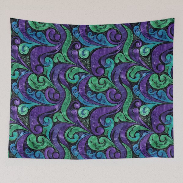 Item preview, New Zealand Māori Paua Pattern Koru Design 129 designed and sold by GrinGalore.