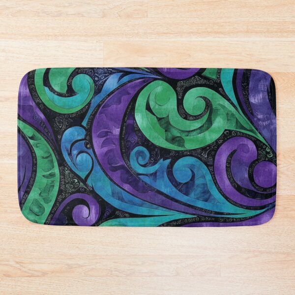Item preview, New Zealand Māori Paua Pattern Koru Design 129 designed and sold by GrinGalore.