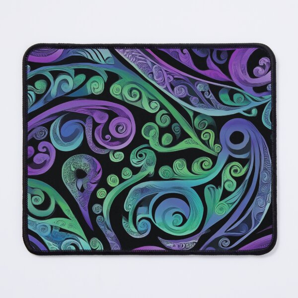 Item preview, New Zealand Māori Paua Pattern Koru Design 130 designed and sold by GrinGalore.