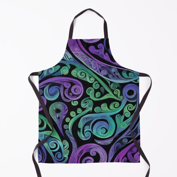 Item preview, New Zealand Māori Paua Pattern Koru Design 130 designed and sold by GrinGalore.