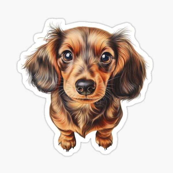 Item preview, Dachshund Portrait designed and sold by OtterComforts.