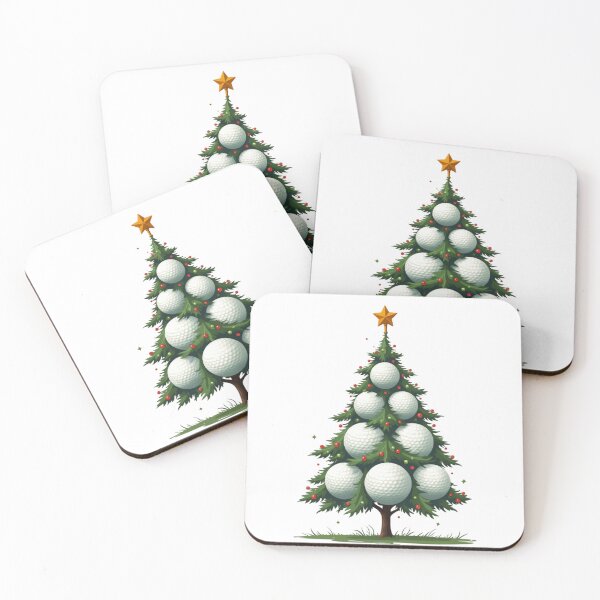 Item preview, Christmas tree golf balls designed and sold by jkrphoto.