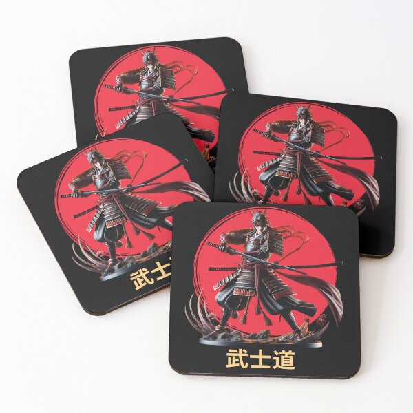 Item preview, Armored Samurai against the red sun designed and sold by Meandmyshop.
