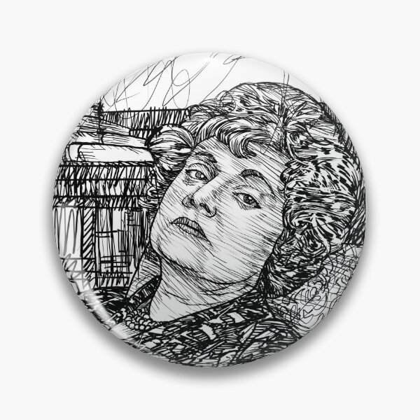 Item preview, MURIEL SPARK ink portrait .1 designed and sold by lautir.