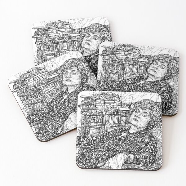 Item preview, MURIEL SPARK ink portrait .1 designed and sold by lautir.