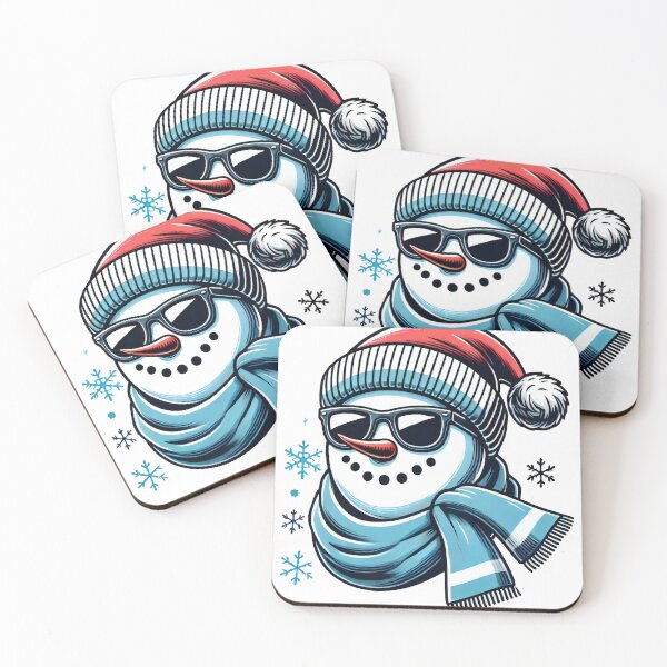 Item preview, Cool Snowman with Sunglasses and Scarf designed and sold by AIARTIST1.