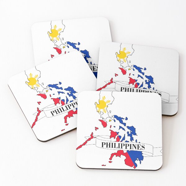 Item preview, philippines flag map designed and sold by visual adventures.