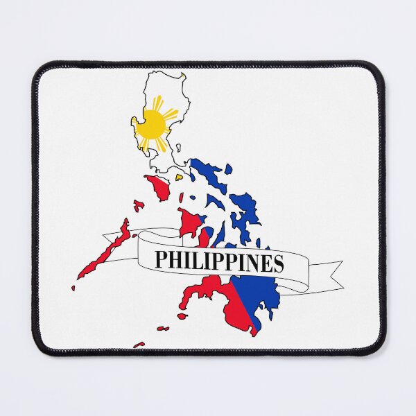 Item preview, philippines flag map designed and sold by visual adventures.