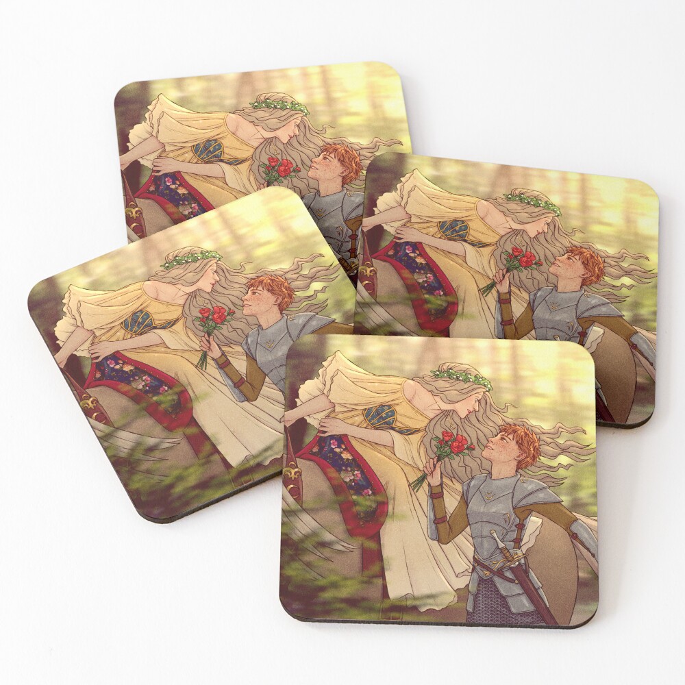 Item preview, Coasters (Set of 4) designed and sold by upthehillart.