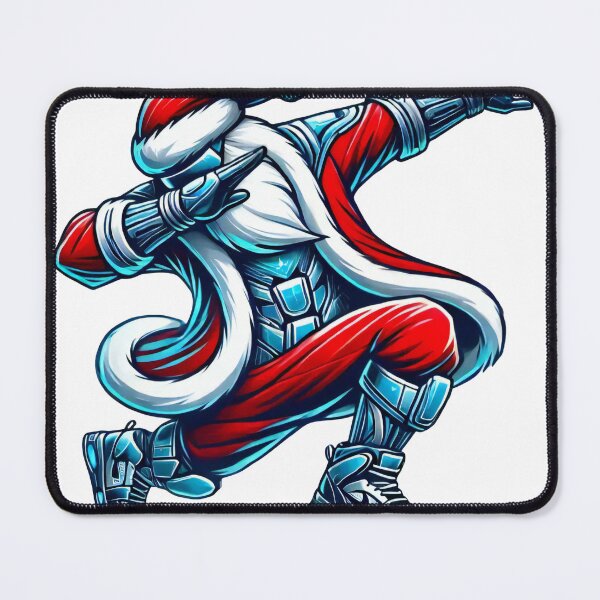 Item preview, Dabbing Santa in Futuristic Outfit designed and sold by AIARTIST1.