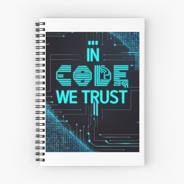 Item preview, "In Code We Trust: Embracing the Power of Technology and Trust in Coding" designed and sold by IINSPIRA.