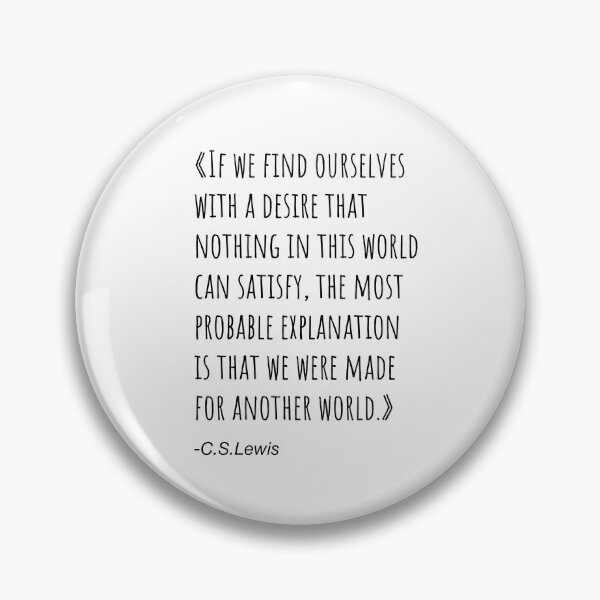 Item preview, Another World. C. S. Lewis quote. designed and sold by CoCoArt-Ua.