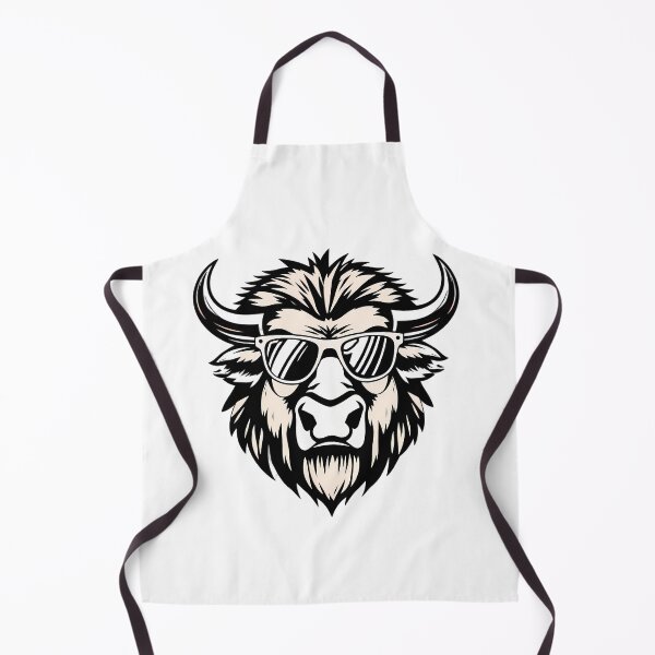 Item preview, Cool Buffalo design print t-shirt designed and sold by ART ATTACK ZONE.
