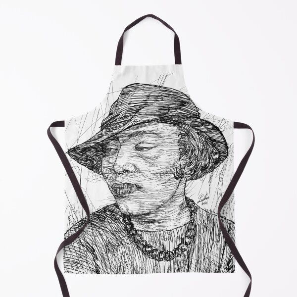 Item preview, ZORA NEALE HURSTON ink portrait .1 designed and sold by lautir.