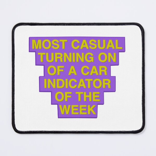 Item preview, car indicator of the week tv burp designed and sold by davedonut.