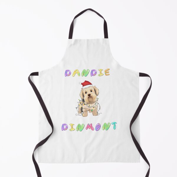 Item preview, Dandie Dinmont with Christmas hat designed and sold by PrintInspirer.