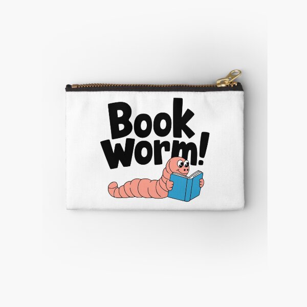 Item preview, Bookworm! Cute Book Worm Reading A Book Pun designed and sold by PMCreative.