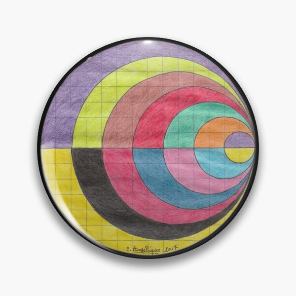 Item preview, Multicolored semicircle - compass drawing designed and sold by nounouangelique.