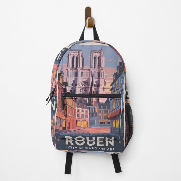Item preview, Rouen Vintage Travel Poster designed and sold by TravelerRat.