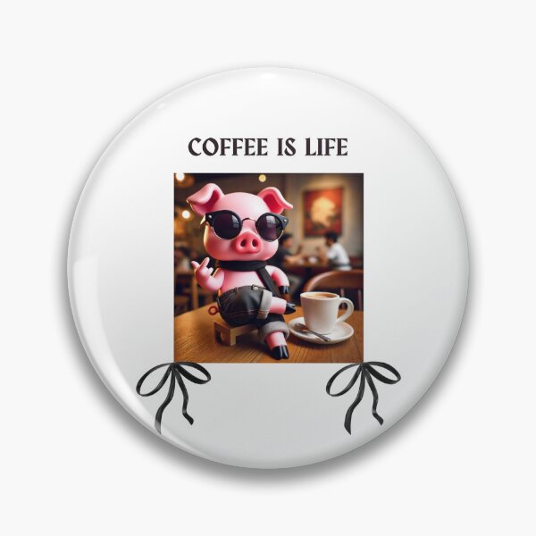 Artikelvorschau, KAFFEESCHWEIN UND LOOPS entworfen und verkauft von lucycrush.