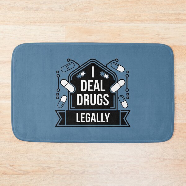 Item preview, I Deal Drugs Legally – Fun Pharmacist Humor - badge style designed and sold by pixelated_echoes.