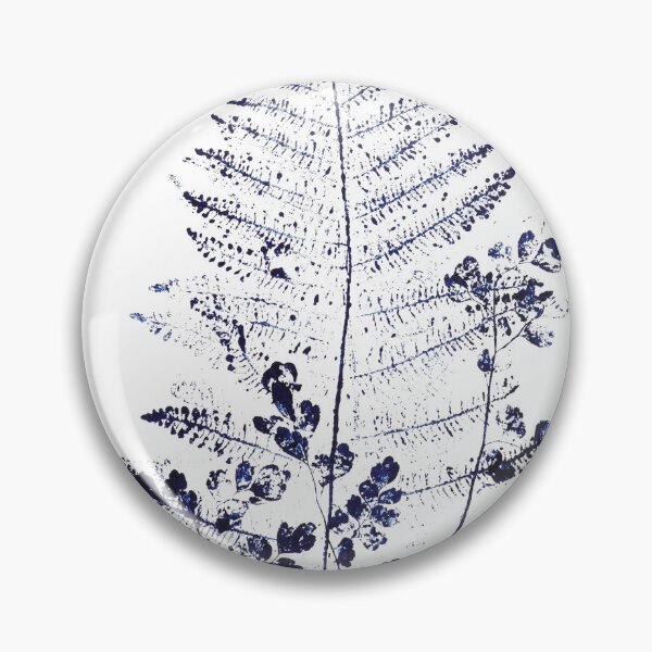 Item preview, navy blue fern  designed and sold by SelenePaintings .