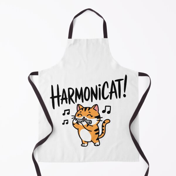 Item preview, Harmonicat! Cute Harmonica Cat Music Pun designed and sold by PMCreative.