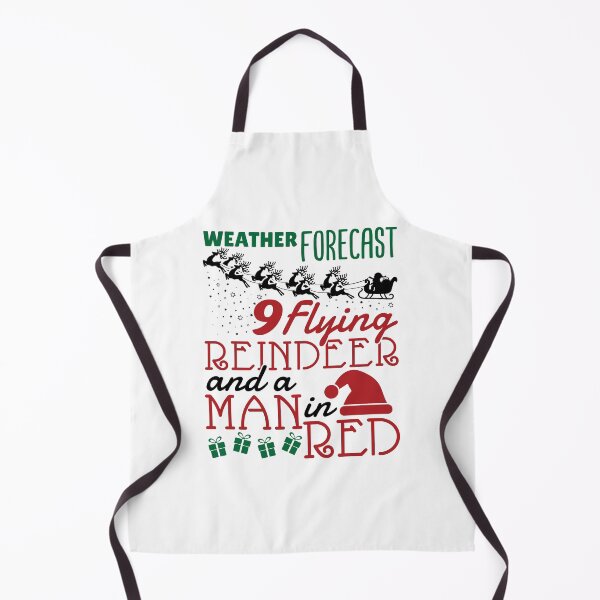 Item preview, Funny Meteorology Christmas Forecast Reindeer Man in Red designed and sold by jaygo.
