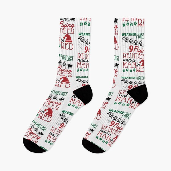 Item preview, Funny Meteorology Christmas Forecast Reindeer Man in Red designed and sold by jaygo.