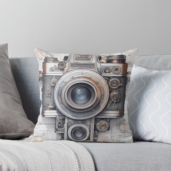 Item preview, Vintage Camera Blueprint – A Retro Engineering Masterpiece designed and sold by drawbey.