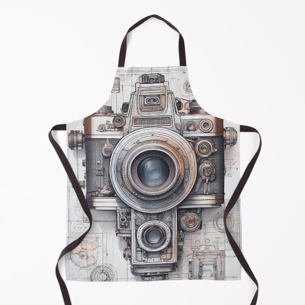 Item preview, Vintage Camera Blueprint – A Retro Engineering Masterpiece designed and sold by drawbey.