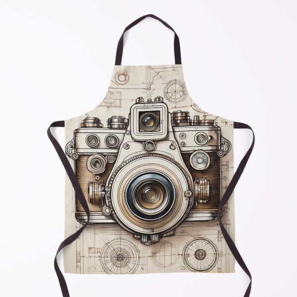 Item preview, Vintage Camera Blueprint – A Retro Engineering Masterpiece designed and sold by drawbey.