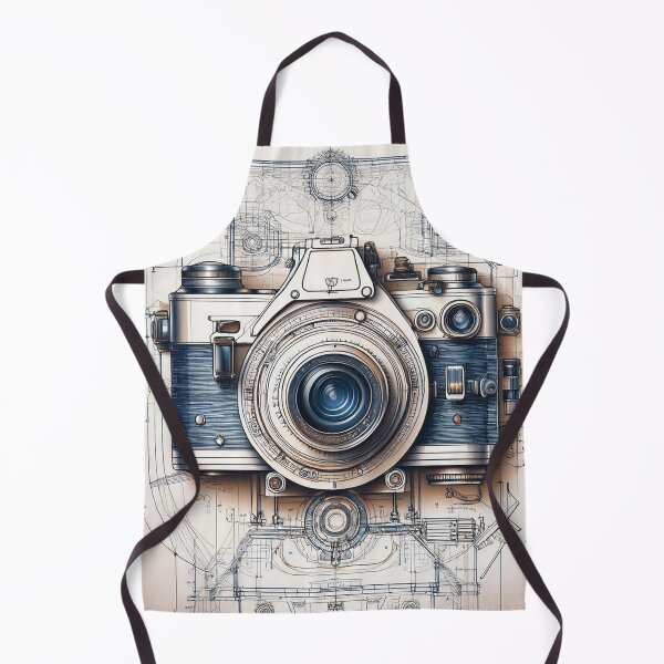 Item preview, Vintage Camera Blueprint – A Retro Engineering Masterpiece designed and sold by drawbey.