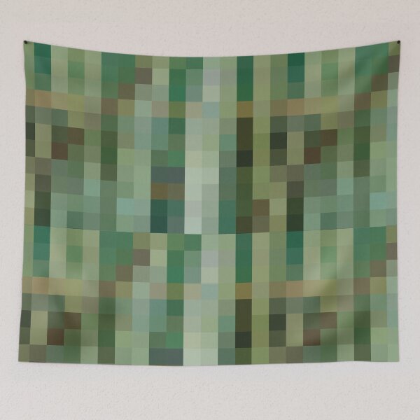 Item preview, Abstract green  square pattern designed and sold by StudioViArt.