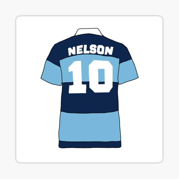 Vista previa del artículo con la obra «Camiseta de rugby de Nick Nelson», diseñado y vendido por aulsark.