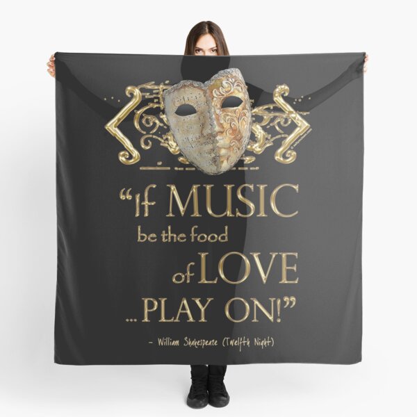 Item preview, Shakespeare Twelfth Night Love Music Quote designed and sold by Styled Vintage.