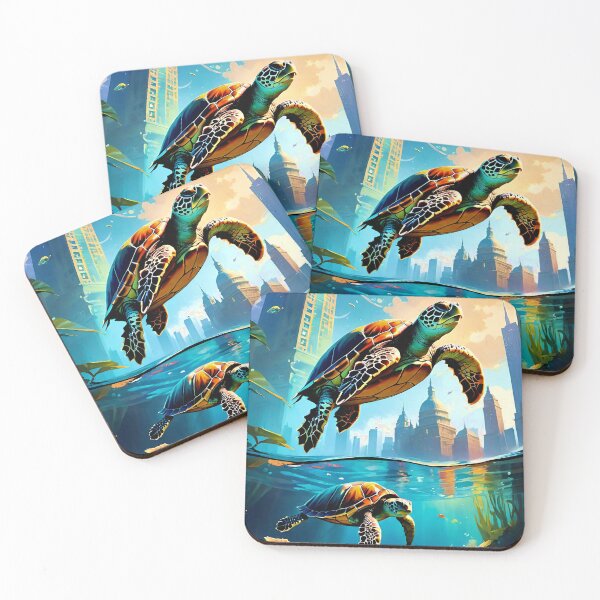 Item preview, Sinking City, Rising Sea Turtle  designed and sold by FloatingGardens.