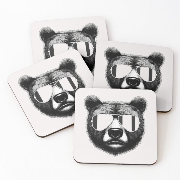 Item preview, Funny we are the bear Grizzly Bear Head angry bear  designed and sold by AddlPoolart.