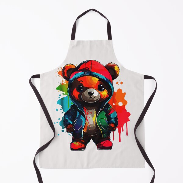 Item preview, Funny the bear Grizzly Bear Head angry bear designed and sold by AddlPoolart.