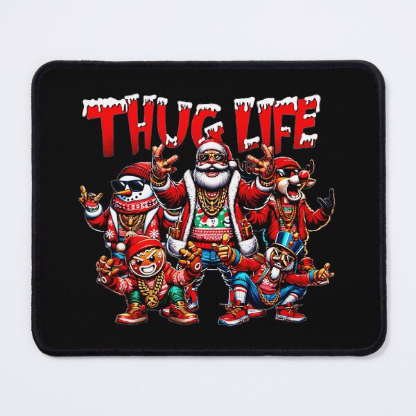 Item preview, Thug Life Christmas Thug Life Santa Reindeer designed and sold by DesignSTKRSA.
