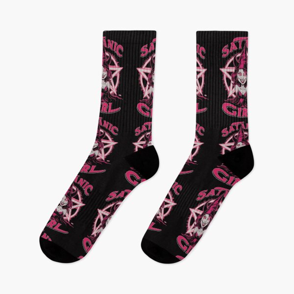 Item preview, Satanic Girly Pink Satanic Girl designed and sold by Piotr Rosiak.
